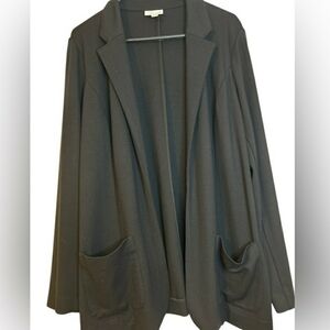J. Jill Charcoal Blazer Jacket